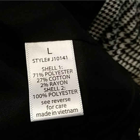 Tweed Black & White Belt 2 Pockets - Picture 8 of 8